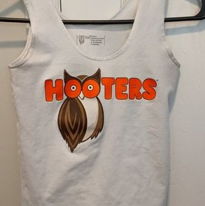 Hooters Girl Uniform White Tank Top